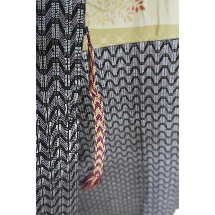 Vintage Haori – Geometric Wave Pattern
