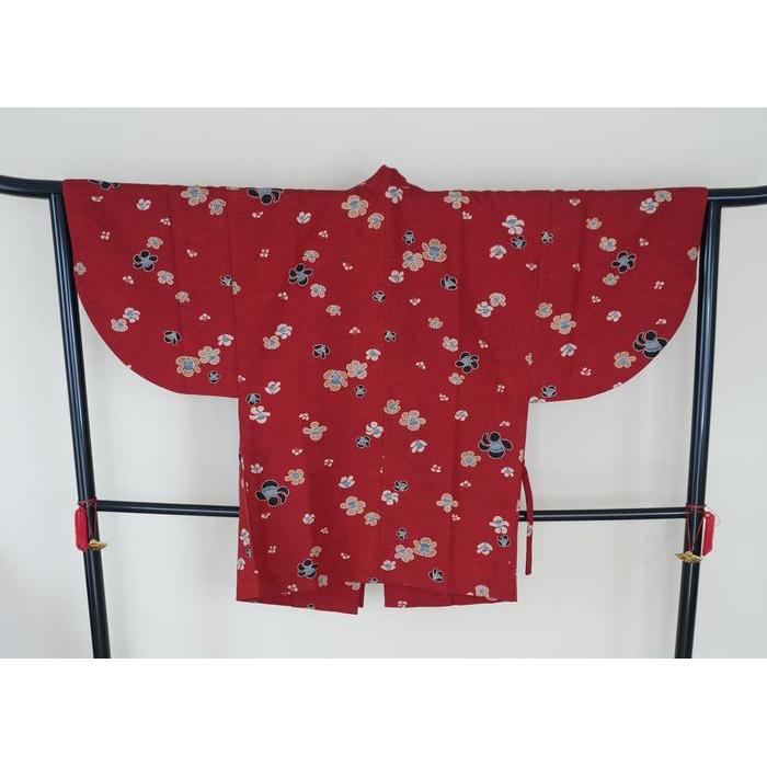 Vintage Hanten - Red Floral Pattern