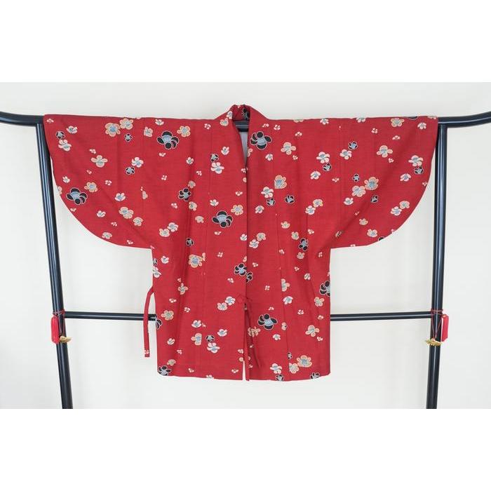 Vintage Hanten - Red Floral Pattern