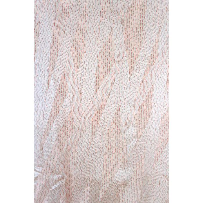 Vintage Japanese Ame Coat Haori with Matching Shawl – Pink Shibori Style Pattern