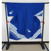 Vintage Men’s Yukata – Deep Blue Sakura Pattern, SIZE good on 138cm-148cm