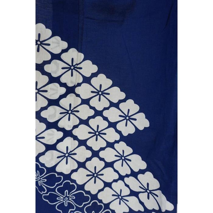 Vintage Men’s Yukata – Deep Blue Sakura Pattern, SIZE good on 138cm-148cm