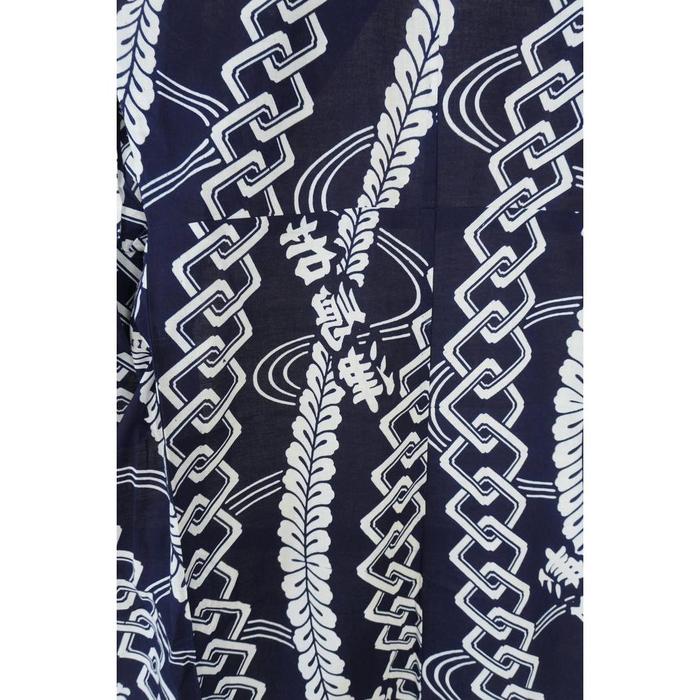Vintage Men's Yukata – Traditional Festival Pattern, SIZE good on 154cm-164cm
