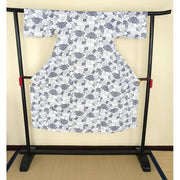 Vintage Women’s Nemaki – Traditional Kanji Print Robe with Belt