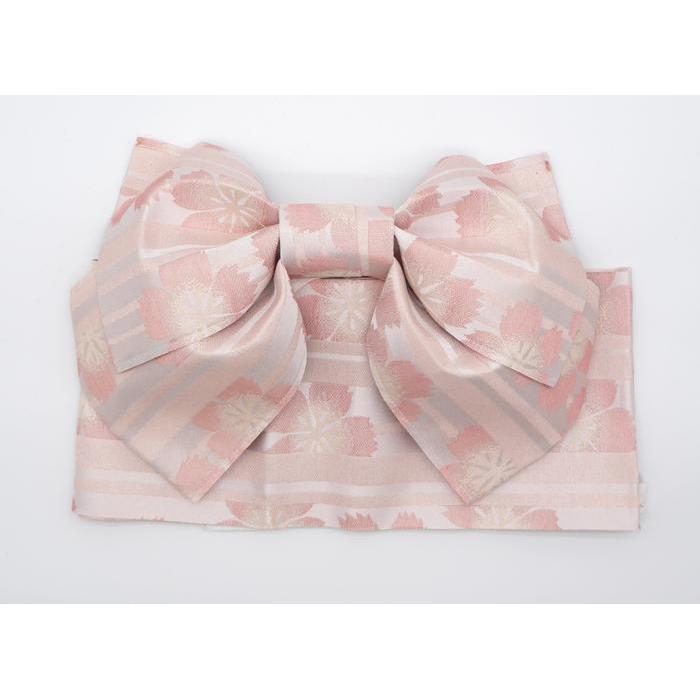 Vintage Sakura Yukata Obi Belt – Light Pink Yukata Kimono Bow Belt