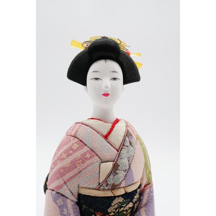 VINTAGE - Japanese Nihon Ningyo – Traditional Sitting Kimono Doll
