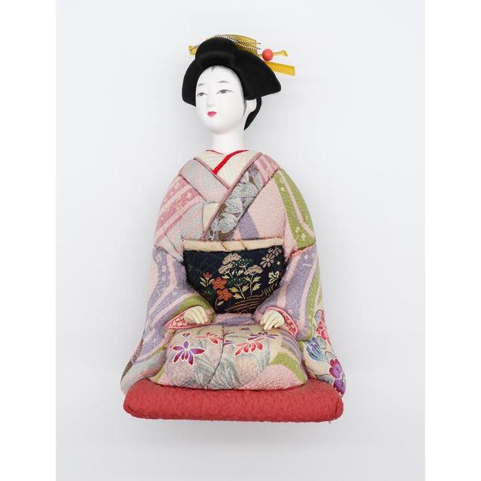 VINTAGE - Japanese Nihon Ningyo – Traditional Sitting Kimono Doll
