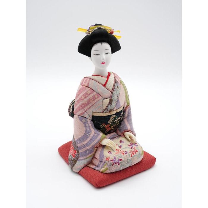 VINTAGE - Japanese Nihon Ningyo – Traditional Sitting Kimono Doll