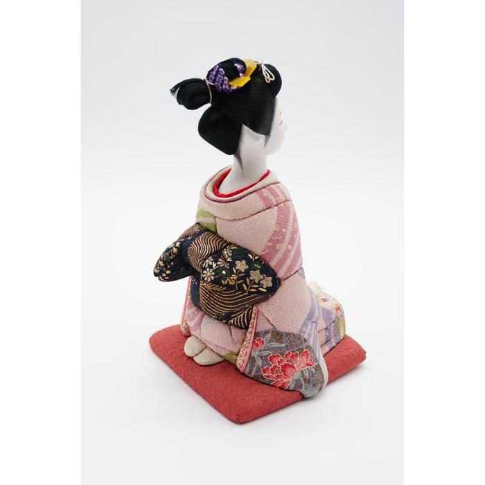 VINTAGE - Japanese Nihon Ningyo – Traditional Sitting Kimono Doll