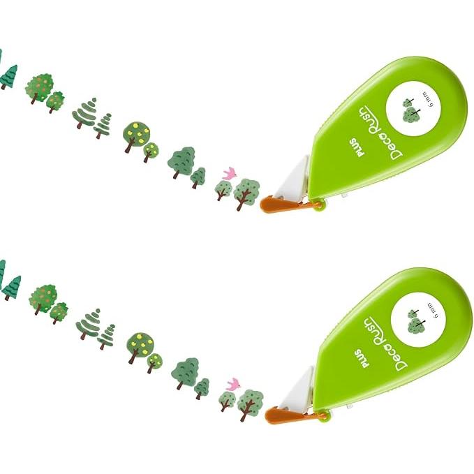 PLUS Decorush Decoratietape – 6 mm × 4 m, Set van 2, 12 Ontwerpen