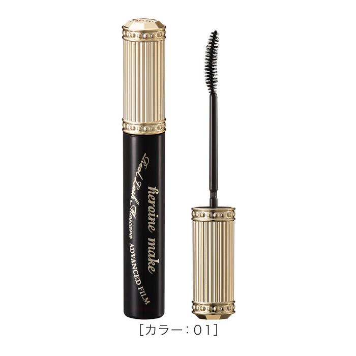Heroine Make Real Lash Mascara Advanced Film – Long-Lasting, Smudge-Resistant Formula 6g [Alcohol-free]
