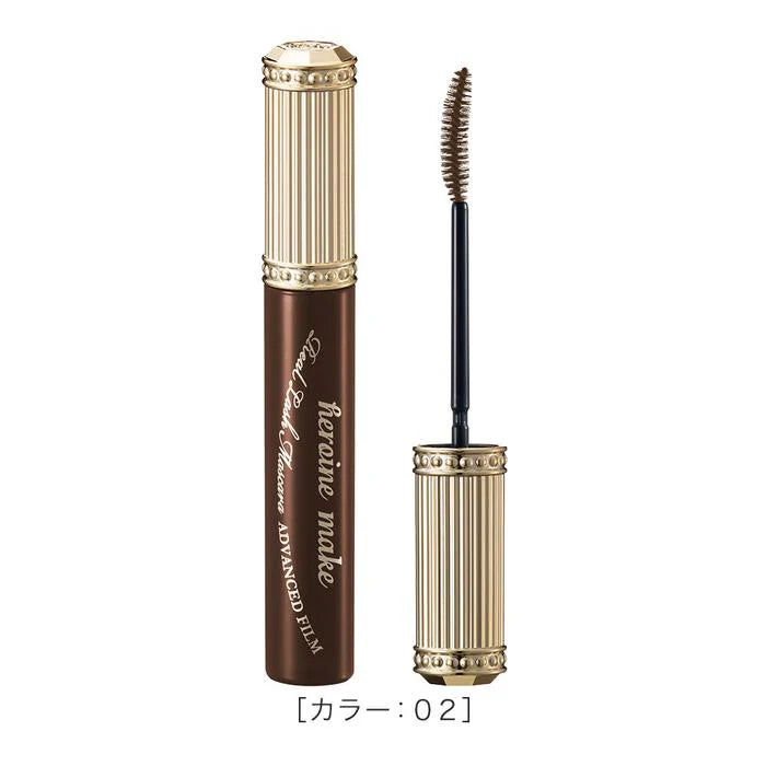 Heroine Make Real Lash Mascara Advanced Film – Long-Lasting, Smudge-Resistant Formula 6g [Alcohol-free]