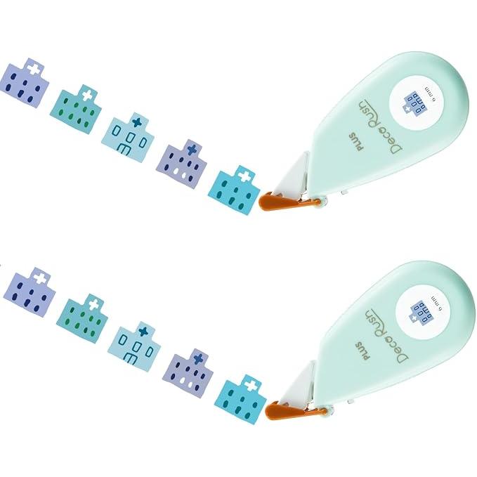 PLUS Decorush Decoratietape – 6 mm × 4 m, Set van 2, 12 Ontwerpen