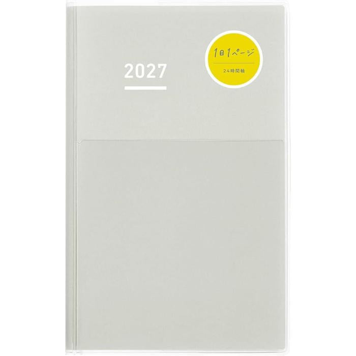 KOKUYO Jibun Techo DAYs 2027 Daily Planner – A5 Slim / B6 Slim Mini, 4 Colors
