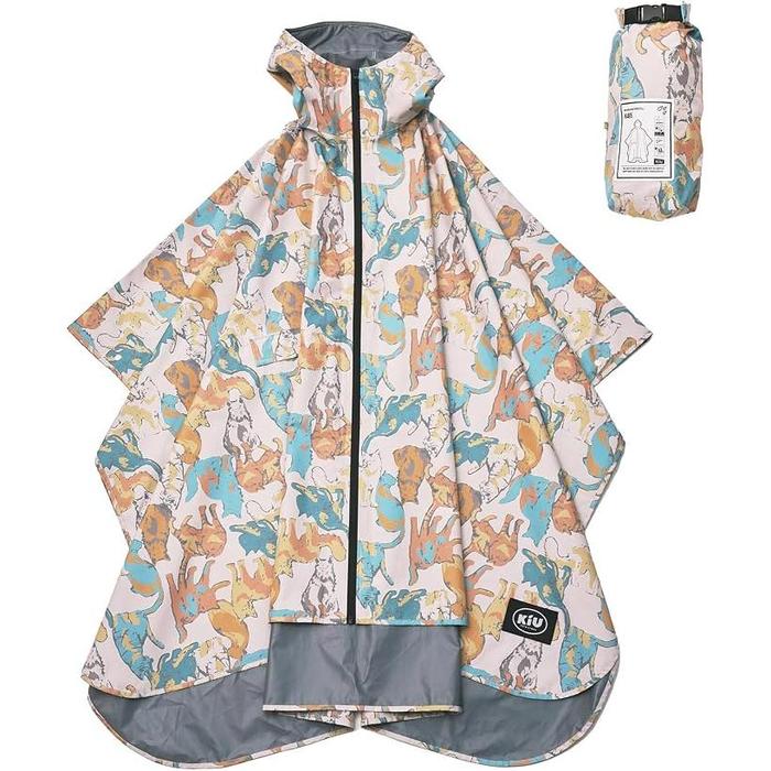 KiU Rain Poncho 2ND – Waterproof Unisex Rain Poncho, 14 Designs
