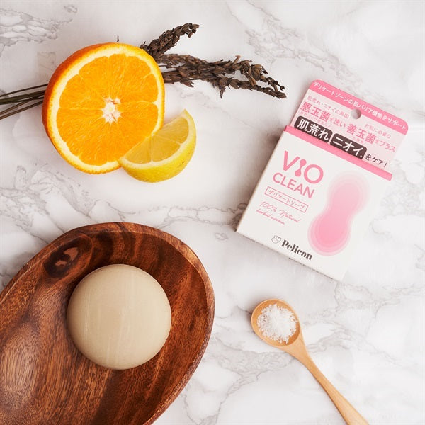 Pelican VIO CLEAN Intieme Verzorgingszeep 105g – Lichtzuur Lactobacillus & Klei Bar [Alcohol-Free]