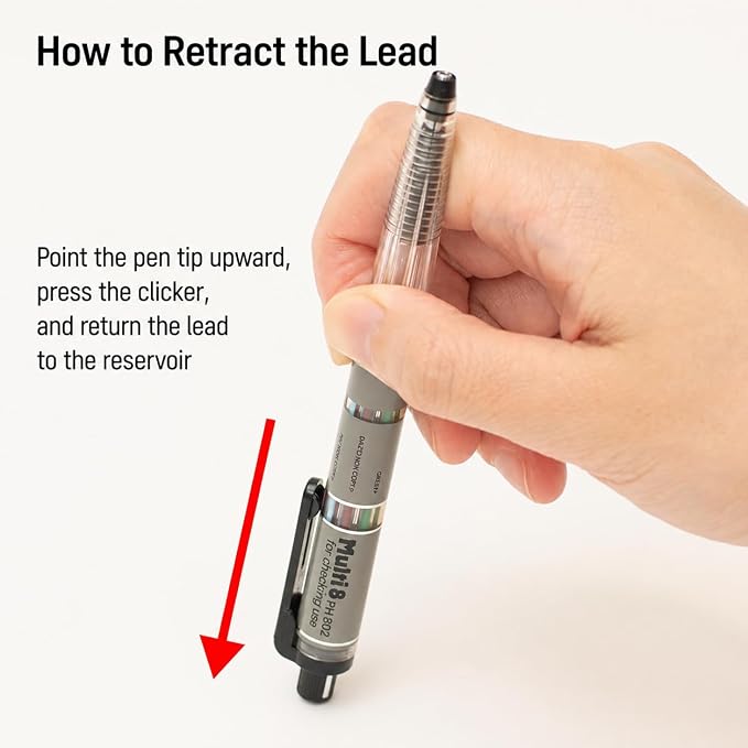 Pentel Multi 8 Series Multi-Lead Pencil Set with Refills – Art Multi 8 / Super Multi 8 / Multi 8