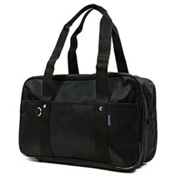A4 Lichtgewicht Schooltas – Zwart / Marineblauw, Grote Capaciteit Polyester Studenten Tas