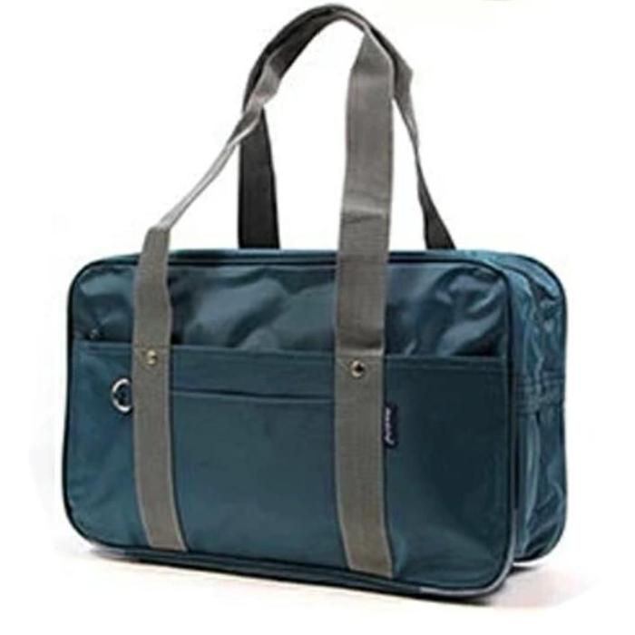 A4 Lightweight School Bag – Black / Navy, Large-Capacity Polyester Student Bag