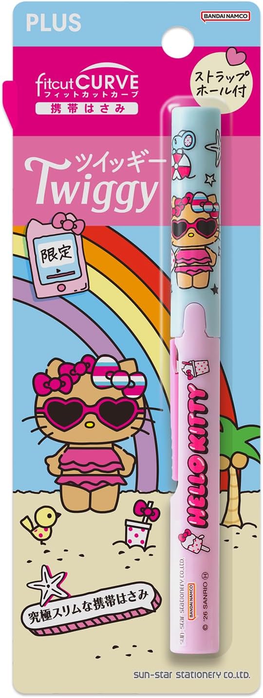 PLUS Fit Cut Curve Twiggy Sanrio Draagbare Scharen – Beperkte Editie, 4 Ontwerpen