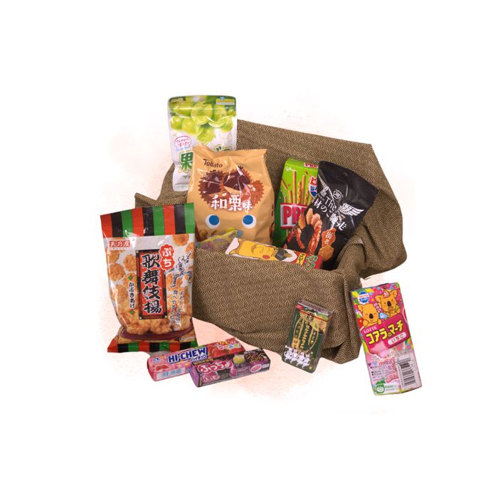 Surprise Japanese Snack Box (Dagashi Box) SIZE M 500g