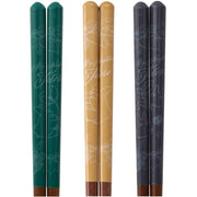 Skater My Neighbor Totoro Lacquered Wooden Chopsticks 21cm – Studio Ghibli (Green / Brown / Gray)