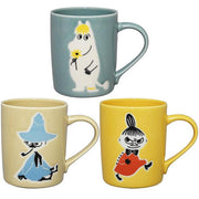 Yamaka Shoten MOOMIN Porcelain Mug Cup 300ml – Snorkmaiden / Snufkin / Little My (Made in Japan)
