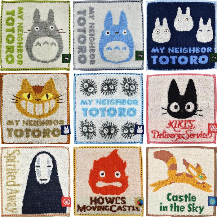 STUDIO GHIBLI Marushin Mini Towel – Small Size – Collection Characters