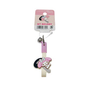 My Melody Chocopitan Keychain | Sanrio Character Key Holder with Bell