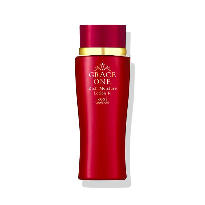 GRACE ONE Rich Moisture Lotion R (Very Moisturizing) - Strongly firming and moisturizing lotion with Collagen 180ml [With alcohol]