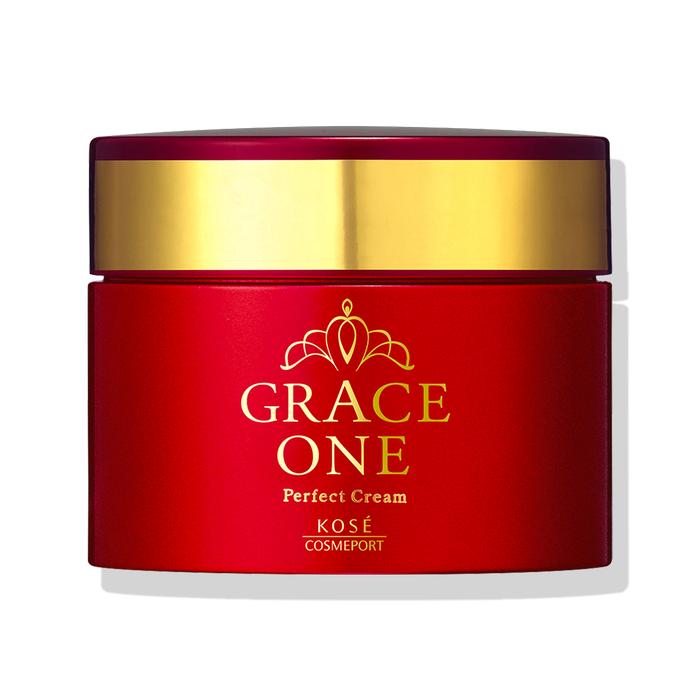 GRACE ONE Perfect Cream - Rich Elastic Moisturizing Cream for Mature Skin 50+ 100g [With alcohol]