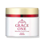 GRACE ONE Whitening Perfect Cream - Strongly rejuvenating cream with Collagen, Vitamin C and Astaxanthin 100g [Alcohol-free]