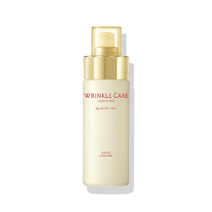 GRACE ONE Wrinkle Care Moist Lift Milk – Medicated Anti-Aging Emulsion for Wrinkle Improvement 130ml [Alcohol-free]