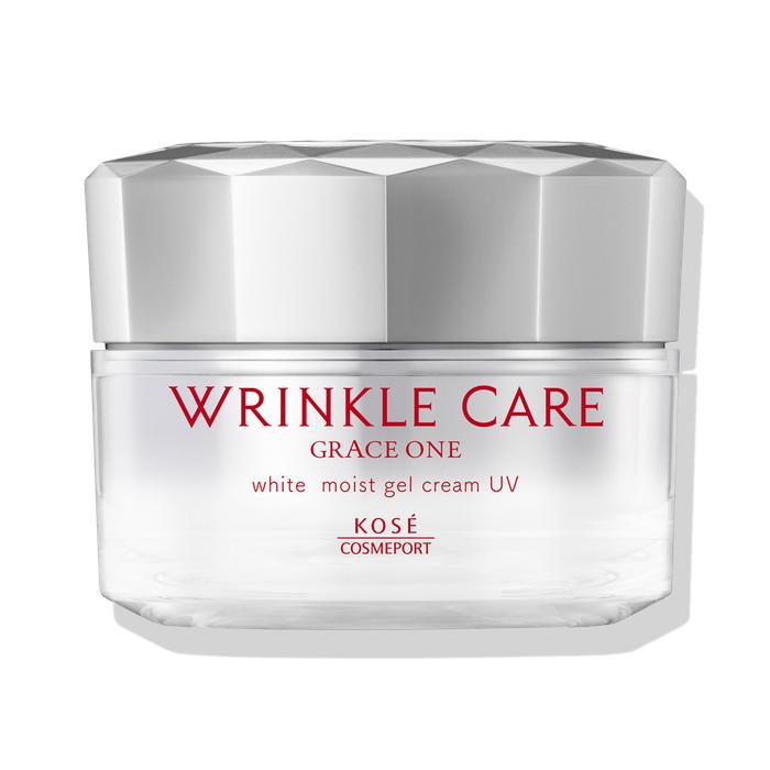 GRACE ONE Wrinkle Care White Moist Gel Cream UV – Medicated Tone-Up UV All-in-One 60g [With alcohol]