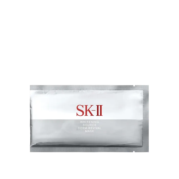 SK-II Whitening Source Derm-Revival Mask (6 Sheets) – Brightening & Hydrating Sheet Mask with Pitera™, Niacinamide & Vitamin C Derivative ［ Alcohol-Free］