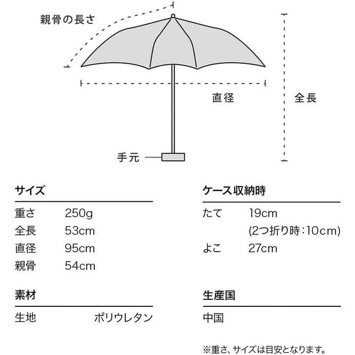 Wpc. Hydrangea Umbrella Mini – Transparent Folding Rain Umbrella, Green & Purple