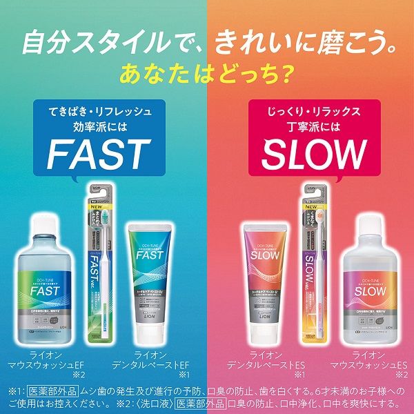 OCH-TUNE Toothpaste FAST -For people who brush their teeth FAST /Refresh Mint 130g [Alcohol-free]