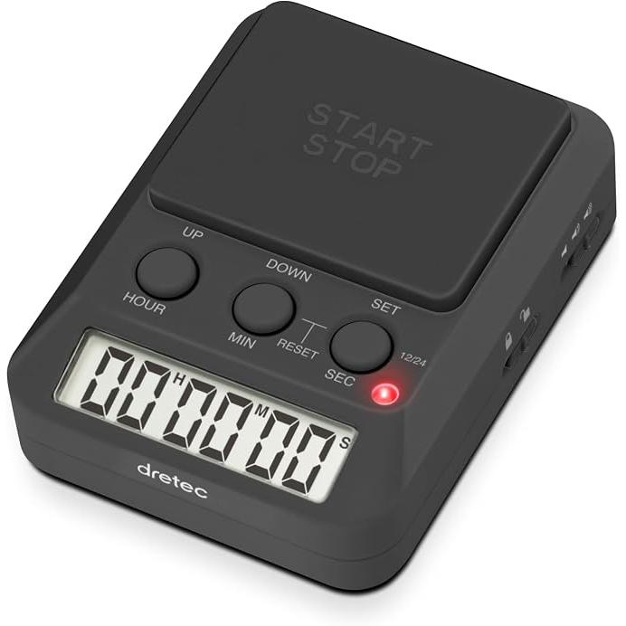 dretec T-587 Learning Timer – Digital Study Timer, Stopwatch & Countdown | Multiple Colors
