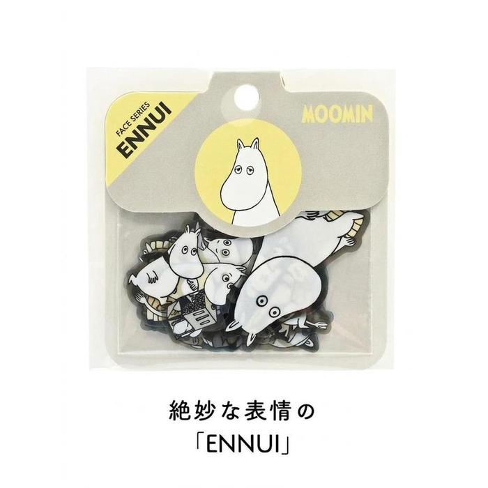 World Craft MOOMIN Face Flake Stickers – 3 Designs