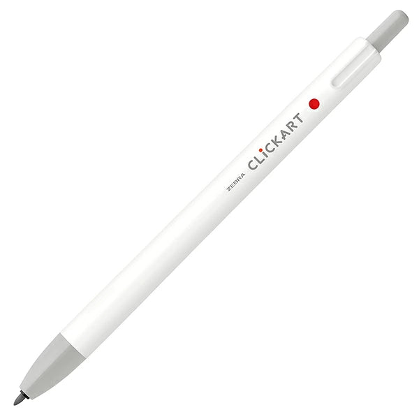 ZEBRA Clickart Retractable Water-Based Color Pen – Pale Colors, 0.6 mm