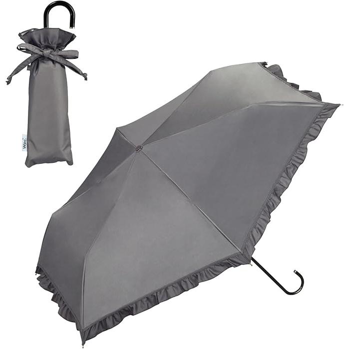 Wpc. Shading Classic Frill Mini Folding Parasol – 100% UV Cut, Rain or Shine