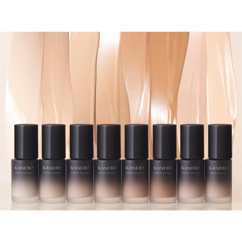 KANEBO Comfort Skin Wear Foundation SPF20–26 PA++/PA+++ – Bright Natural Finish, 8 Shades, 30ml [With alcohol]