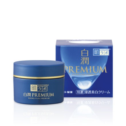 Hada Labo Shirojun Premium Medicated Penetrating Whitening Cream – Whitening Cream for Dark Spots & Blemishes with Tranexamic Acid 50g [Alcohol-free]