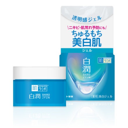 Hada Labo Shirojyun Medicinal Whitening Gel – Brightening Gel for Dark Spots & Freckles, With Tranexamic Acid 100g [Alcohol-free]
