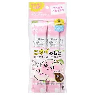 Mouthwash Okuchi Peach 5-Pack [Alcohol-free]