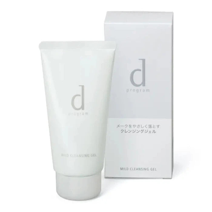 d Program Mild Cleansing Gel - Gentle Makeup Remover for Sensitive Skin, Fragrance-Free, Paraben-Free 125g [Alcohol-free]