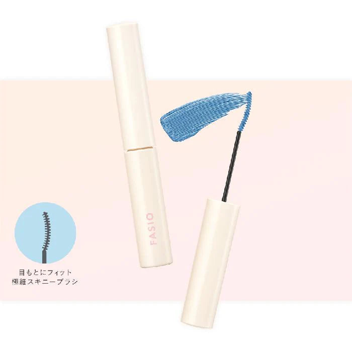 FASIO Eyelash-Grade Film Mascara (Extra-Fine) – Lightweight, Curl-Enhancing, & Long-Lasting [With alcohol]