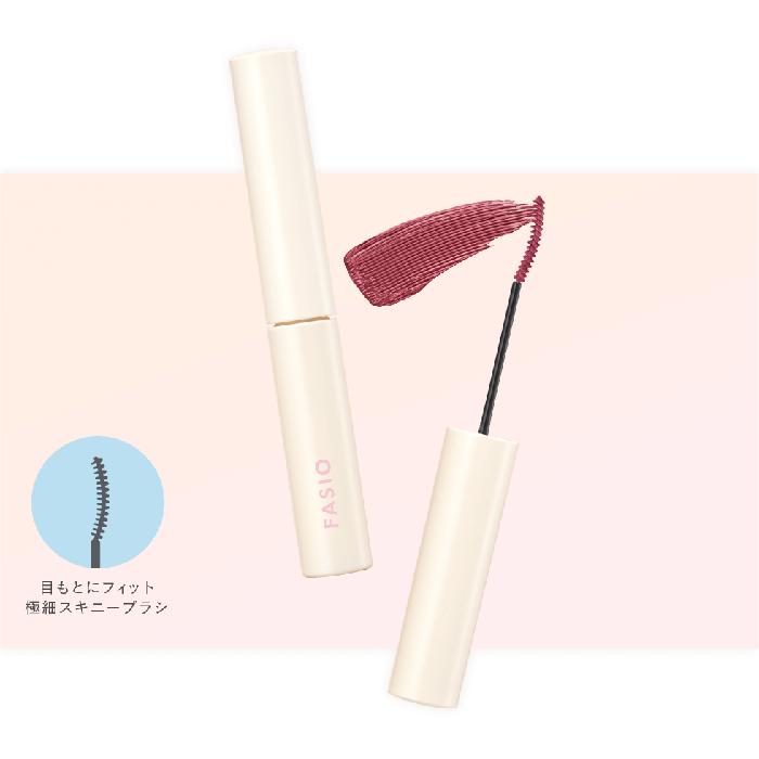 FASIO Eyelash-Grade Film Mascara (Extra-Fine) – Lightweight, Curl-Enhancing, & Long-Lasting [With alcohol]