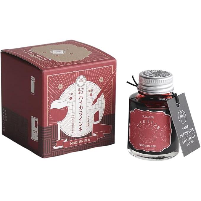 Teranishi Guitar Taisho Roman Haikara Fountain Pen Ink – 40 ml, 12 Colors