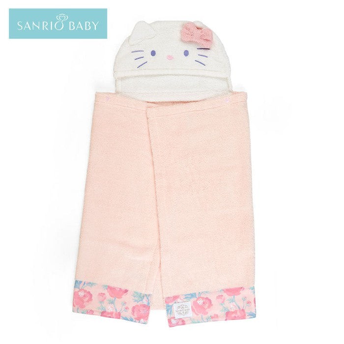 [CHARACTER VARIATIONS] Sanrio Baby Bath Poncho - Choose your favourite characters! Hello kitty, cinnamonroll, kuromi, etc...